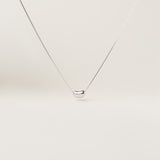 Fabia Pendant Necklace - silver